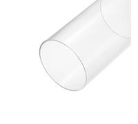 sourcing map Tubo acrilico trasparente rigido rotondo 86mm ID 90mm OD 6" per lampade e lanterne, sistema di raffreddamento ad acqua