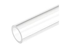 sourcing map Tubo acrilico trasparente rigido rotondo in plastica tubo 18 mm ID 24 mm OD 10 pollici per lampade e lanterne, sistema di raffreddamento ad acqua