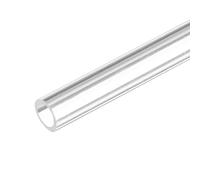 sourcing map Tubo acrilico trasparente rigido rotondo in plastica tubo 4mm ID 6mm OD 10" per lampade e lanterne, sistema di raffreddamento ad acqua
