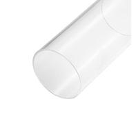 sourcing map Tubo acrilico trasparente rigido rotondo tubo 81mm ID 85mm OD 6" per lampade e lanterne, sistema di raffreddamento ad acqua