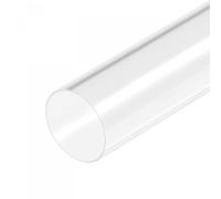 sourcing map Tubo acrilico trasparente rigido tondo tubo 175mm ID 180mm OD 18" per lampade e lanterne, sistema di raffreddamento ad acqua