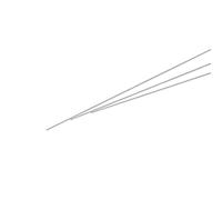 sourcing map - Tubo capillare in acciaio inossidabile 304, diametro esterno 0,5 mm x spessore parete 0,1 mm, lunghezza 250 mm. Tubazione metallica per macchinari industriali, 3 pezzi