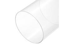 sourcing map Tubo in acrilico, trasparente, rigido, rotondo, 145 mm di diametro interno, 150 mm di diametro esterno, 15,2 cm per lampade e lanterne, sistema di raffreddamento ad acqua