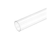 sourcing map Tubo in plastica rigido in policarbonato tondo trasparente 37,6 mm ID 1,6 "(40 mm) OD 350 mm ad alto impatto per illuminazione, modelli, impianti idraulici per acqua