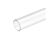 sourcing map Tubo in plastica rigido in policarbonato tondo trasparente da 26 mm ID 28 mm OD 425 mm ad alto impatto per illuminazione, modelli, impianti idraulici per acqua