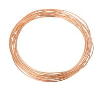 sourcing map Tubo in rame T2 0,1 cm ID x 7/64" OD x 6,5 m, tubo flessibile per refrigerazione al 99% in rame puro, senza cuciture, per sistemi HVAC, aria condizionata, frigorifero, industria, fai da