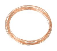sourcing map Tubo in rame T2 da 0,1 cm ID x 5/64" OD x 6,5 m, tubo flessibile per refrigerazione al 99% in rame puro, senza cuciture, per sistemi HVAC, aria condizionata, frigorifero, industria, fai