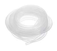 sourcing map Tubo in silicone, diametro interno 2,5 mm x diametro esterno 6 mm, lunghezza 5 m, tubo flessibile trasparente ad alta temperatura, per birra domestica, acquaponica, tubo dell'aria e