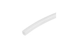 sourcing map Tubo in silicone, diametro interno 8 mm x diametro esterno 12 mm, 1 m, tubo in gomma per pompa di trasferimento, bianco
