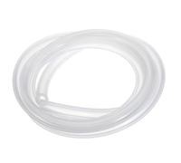 sourcing map Tubo in silicone, diametro interno 8 mm x diametro esterno 16 mm, lunghezza 1,8 m, tubo flessibile in puro silicone trasparente, ad alta temperatura, per birra domestica, acquaponica,