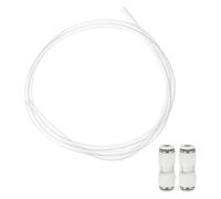 sourcing map Tubo isolante in PTFE, 1 m, diametro interno 3 mm x diametro esterno 4 mm, tubo isolante per stampante 3D, ultra liscio, con raccordi pneumatici per tubi di trasporto di stampanti 3D