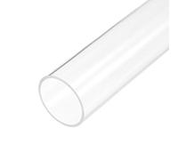 Sourcing Map - Tubo Rigido in Acrilico Trasparente, Diametro Interno 46 mm, Esterno 50 mm x 305 mm, Rotondo