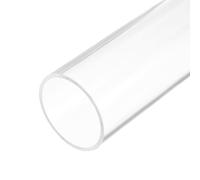 sourcing map Tubo rigido in acrilico trasparente, diametro interno 54 mm, diametro esterno 60 mm x diametro esterno 305 mm, tubo rotondo