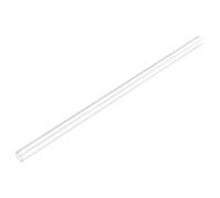sourcing map - Tubo rigido trasparente, diametro interno 6 mm x diametro esterno 8 mm x lunghezza 305 mm. Tubo rotondo in policarbonato
