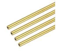 sourcing map Tubo rotondo in rame, 2 mm di diametro esterno x 0,5 mm di spessore della parete x 102 mm di lunghezza, tubo dritto in metallo senza cuciture, per fai da te, artigianato, industria