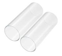 sourcing map Tubo rotondo rigido in acrilico trasparente, 2 pezzi, diametro interno 54 mm, diametro esterno 60 mm, per lampade e lanterne, sistema di raffreddamento ad acqua