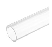 sourcing map Tubo rotondo rigido in acrilico trasparente, diametro interno 32 mm, diametro esterno 38 mm, diametro esterno 305 mm, per lampade e lanterne, sistema di raffreddamento ad acqua