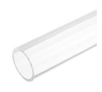 sourcing map Tubo rotondo rigido in acrilico trasparente, diametro interno 50 mm, diametro esterno 60 mm, diametro esterno 305 mm, per lampade e lanterne, sistema di raffreddamento ad acqua