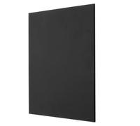 sourcing map UHMW Foglio in polietilene ad alto peso molecolare, spessore 0,6 cm, in plastica HDPE dura, per tavole marine, fai da te, compensato marino, 20,3 x 20,3 cm, nero
