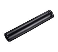 sourcing map Unità da 1/2" con presa a impatto profondo 19 mm, acciaio CR-V trattato termicamente lunghezza 6", dimensioni metriche a 6 punti