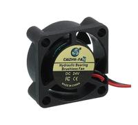 sourcing map Ventola di raffreddamento 2510 per stampante 3D, 24 V, 15000 giri/min, 25 x 25 x 10 mm, cuscinetto idraulico XH2.54, ventola di raffreddamento con cavo da 30 cm, terminale a 2 pin per