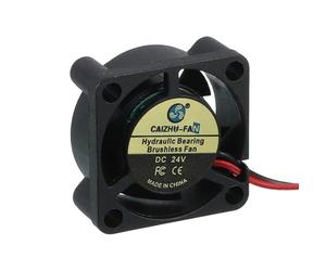 sourcing map Ventola di raffreddamento 2510 per stampante 3D, 24 V, 15000 giri/min, 25 x 25 x 10 mm, cuscinetto idraulico XH2.54, ventola di raffreddamento con cavo da 30 cm, terminale a 2 pin per