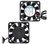 sourcing map Ventola di raffreddamento 4010, 40 mm x 10 mm, 5 V, piccola, in plastica, USB, per computer PC, case, CPU dissipatore di calore, stampante 3D, desktop router server (2 pezzi)