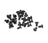 sourcing map Vite Phillips M2 x 4 mm nero per interruttore ventola 150pcs | per PC portatile TV