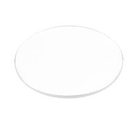 sourcing map Watch Crystal Glass Len Flat Round Clear Sapphire Glasses Watches Face Crystals Lens Replacement for Watchmaker Repair