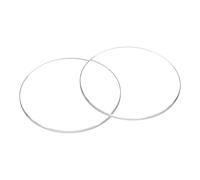 sourcing map Watch Crystal Glass Lens Beveled Edge Flat Round Ultra-Clear Glass Watch Face Crystals Len Dial Mirror Replacement Parts for Watchmaker