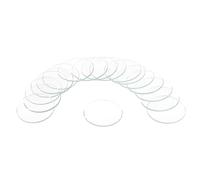 sourcing map Watch Crystal Glass Lens, Flat Glasses Watch Face Crystals Len Replacement Parts for Watchmaker Repair