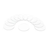 sourcing map Watch Crystal Glass Lens, Round Glasses Watch Face Crystals Len Replacement Parts for Watchmaker Repair