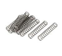Sourcingmap 0.8mmx8mmx40mm Acciaio Inossidabile 304 molla Di Compressione Argentata 10pz