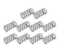 Sourcingmap 1.2 mm diametro 20 mm diametro esterno 40 mm a molla di compressione nero 10PCS