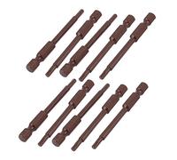 sourcingmap® 1/4" a gambo esagonale da 3 mm a punta esagonale cacciavite magnetico punta 65mm Lunghezza 10pz