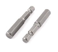 sourcingmap® 1/4" a gambo esagonale da 8 mm testa esagonale cacciavite magnetico punta 50mm Lunghezza 2pz