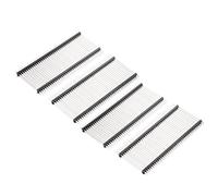 Sourcingmap - 10 connettori dritti a doppia fila, passo 2,54 mm, 40 pin, lunghezza 45 mm