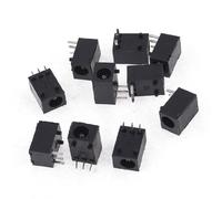 sourcingmap 10 pezzi 3,5 mm Dia PCB di alimentazione DC sbilanciati prese ricarica porte