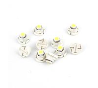 sourcingmap 10 Pezzi T 4.7 SMD 5050 bianca a LED Plancia Cruscotto Indicatore Luce Interno
