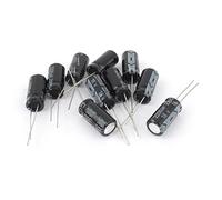 sourcingmap 10 Pz 16V 2200uF 105C Cavo Radiale Electrolytic Condensatore 10mm x 20mm