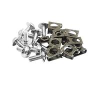 Sourcingmap, 10 rivetti M6 a U per moto, viti in metallo