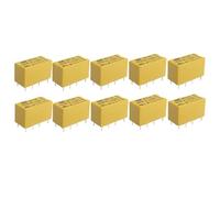 sourcingmap 10 x DC 5V 1A bobina / 125V AC 2A / 30V DC 8 pin DPDT relè di potenza HK19F