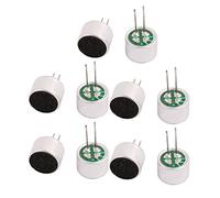 sourcingmap 10Pcs 9x7mm 30-44dB Electret Microfono a condensatore ad alta sensibilità Pickup
