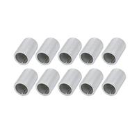 Sourcingmap® 10PCS M14 completa lampada filettato raccordo dritto pass-through connettore tubi 20 mm Lunghezza