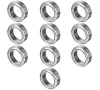 Sourcingmap 10PCS MR128ZZ 8 mmx12mmx3.5 mm doppia schermatura in miniatura radiali cuscinetto a sfera
