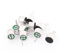 sourcingmap 10pezzi 9mm x 7mm foro passante Mic Microfono condensatore elettrete raccoglitore