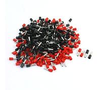 sourcingmap 14AWG cavo E2508 Rosso manicotto nero Pre isolare boccole connettori fili 380pz.