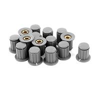sourcingmap 15pz Split plastica foro potenziometro controllo volume manopole tappi per 4mm albero