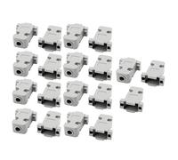 sourcingmap 19 pezzi, con connettore D Sub DB9 9Pin cappuccio Cover posteriore rigida in plastica, colore: grigio