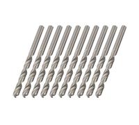 sourcingmap® 2.5 mm, in metallo, a gambo dritto, HSS-Punte per trapano, 10 pezzi